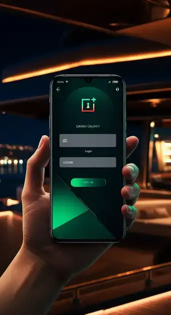 Interface de connexion Casinozer sur mobile, affichant les champs d'identifiant et mot de passe pour un accès sécurisé au compte joueur.